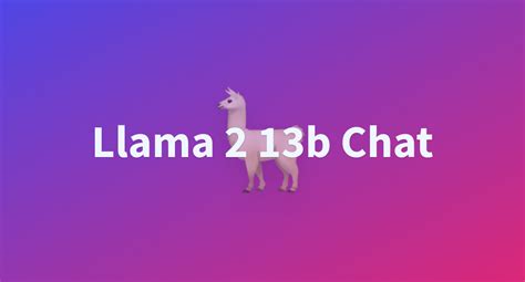 huggingface llama 2 13b.